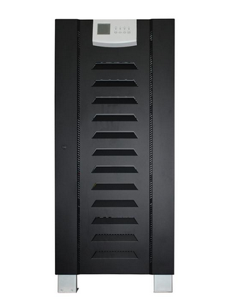 20kva,三相ups使用外接电池组延长供电时间,在线式与断电时有什么提示？